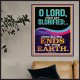 O LORD THOU ART GLORIFIED  Sciptural Décor  GWPOSTER12292  