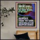 REPENT AND DO WORKS BEFITTING REPENTANCE  Custom Poster   GWPOSTER12355  