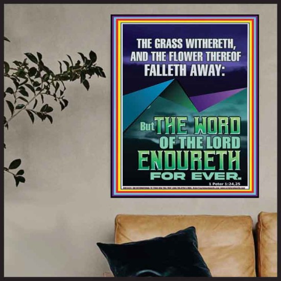 THE WORD OF THE LORD ENDURETH FOR EVER  Ultimate Power Poster  GWPOSTER12428  