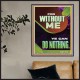 FOR WITHOUT ME YE CAN DO NOTHING  Church Poster  GWPOSTER12667  