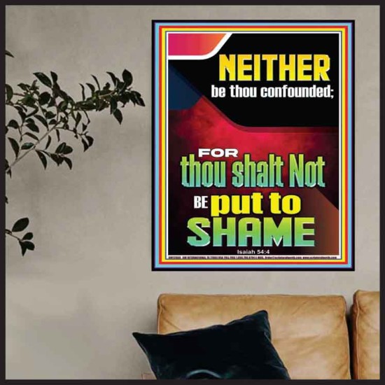 THOU SHALT NOT BE PUT TO SHAME  Sanctuary Wall Poster  GWPOSTER12669  