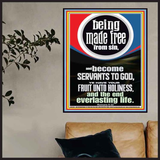 HAVE YOUR FRUIT UNTO HOLINESS AND THE END EVERLASTING LIFE  Ultimate Power Poster  GWPOSTER12673  