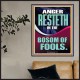 ANGER RESTETH IN THE BOSOM OF FOOLS  Encouraging Bible Verse Poster  GWPOSTER13021  