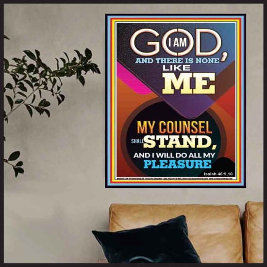 MY COUNSEL SHALL STAND  Ultimate Inspirational Wall Art Poster  GWPOSTER9386  