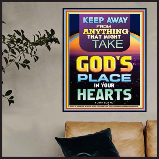 KEEP YOURSELVES FROM IDOLS  Sanctuary Wall Poster  GWPOSTER9394  