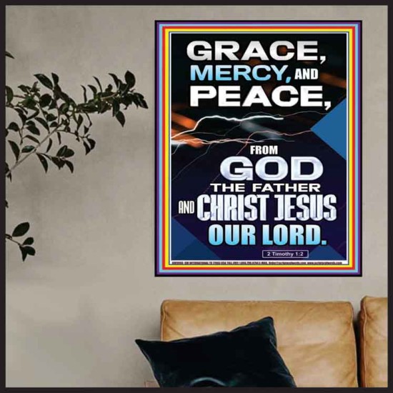 GRACE MERCY AND PEACE FROM GOD  Ultimate Power Poster  GWPOSTER9993  