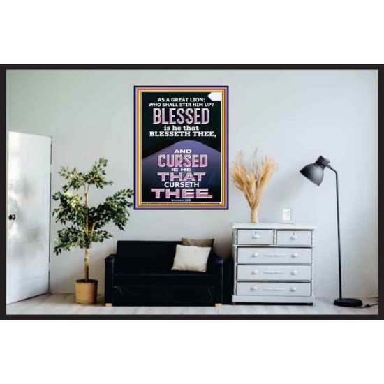 BLESSED IS HE THAT BLESSETH THEE  Encouraging Bible Verse Poster  GWPOSTER11994  