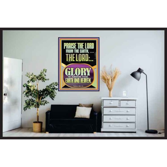 PRAISE THE LORD FROM THE EARTH  Contemporary Christian Paintings Poster  GWPOSTER12200  