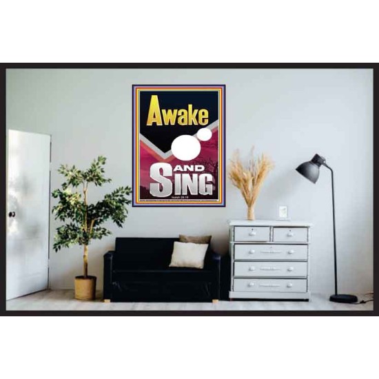 AWAKE AND SING  Bible Verse Poster  GWPOSTER12293  