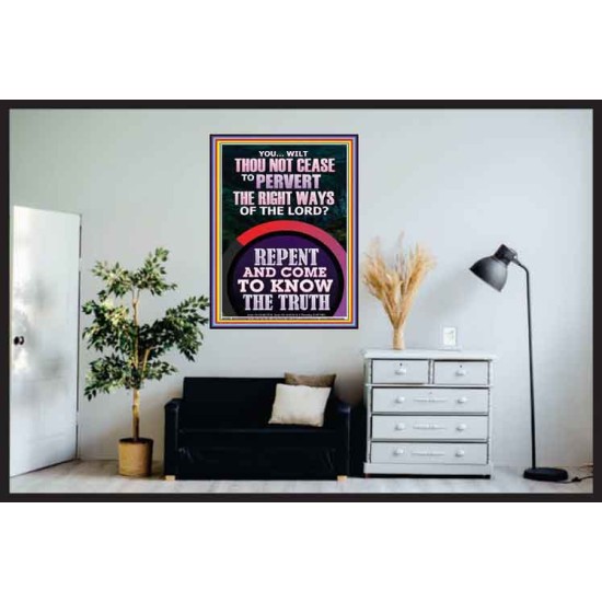REPENT AND COME TO KNOW THE TRUTH  Large Custom Poster   GWPOSTER12354  