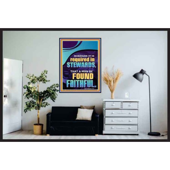 BE FOUND FAITHFUL  Sanctuary Wall Poster  GWPOSTER12651  