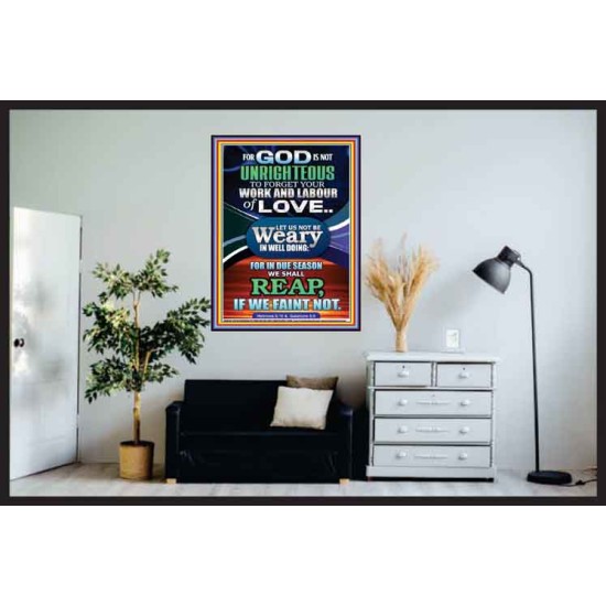 DO NOT BE WEARY IN WELL DOING  Children Room Poster  GWPOSTER9988  