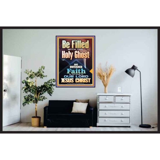 BE FILLED WITH THE HOLY GHOST  Righteous Living Christian Poster  GWPOSTER9994  