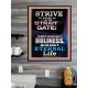 STRAIT GATE LEADS TO HOLINESS THE RESULT ETERNAL LIFE  Ultimate Inspirational Wall Art Poster  GWPOSTER10026  