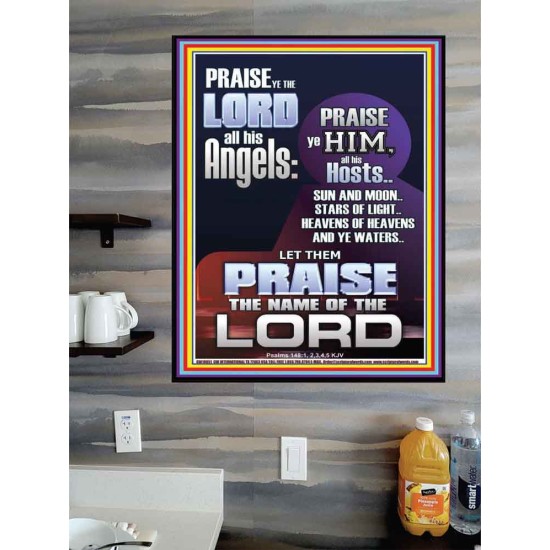 PRAISE HIM SUN, MOON, STARS OF LIGHT, YE WATERS  Contemporary Arts & Décor Picture  GWPOSTER10051  