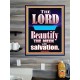 THE MEEK IS BEAUTIFY WITH SALVATION  Scriptural Prints  GWPOSTER10058  