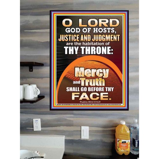 JUSTICE AND JUDGEMENT THE HABITATION OF YOUR THRONE O LORD  New Wall Décor  GWPOSTER10079  