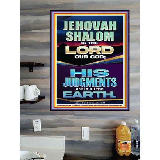 JEHOVAH SHALOM IS THE LORD OUR GOD  Christian Paintings  GWPOSTER10697  