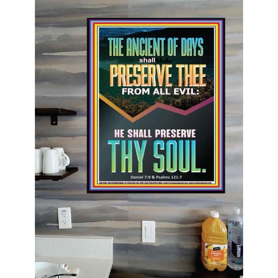 THE ANCIENT OF DAYS SHALL PRESERVE THEE FROM ALL EVIL  Children Room Wall Poster  GWPOSTER11906  