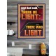 LET THERE BE LIGHT AND THERE WAS LIGHT  Christian Quote Poster  GWPOSTER11998  