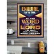MEDITATE THE WORD OF THE LORD DAY AND NIGHT  Contemporary Christian Wall Art Poster  GWPOSTER12202  