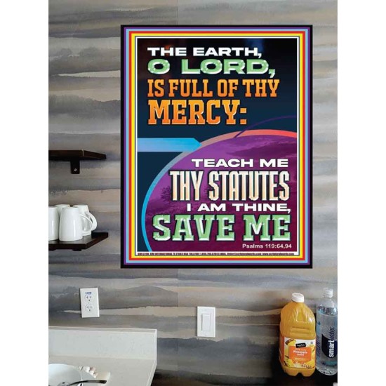 I AM THINE SAVE ME O LORD  Scripture Art Prints  GWPOSTER12206  