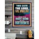 I WILL UPHOLD THEE WITH THE RIGHT HAND OF MY RIGHTEOUSNESS  Christian Quote Poster  GWPOSTER12267  