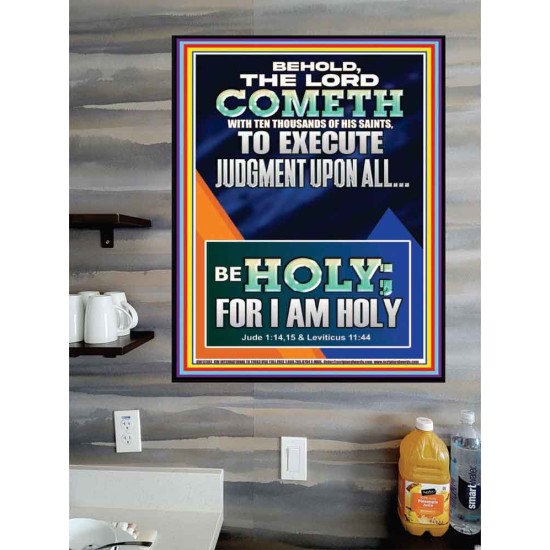 THE LORD COMETH TO EXECUTE JUDGMENT UPON ALL  Large Wall Accents & Wall Poster  GWPOSTER12302  