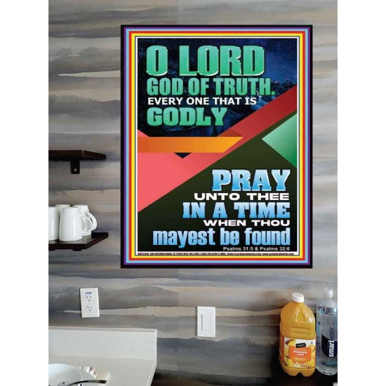 O LORD GOD OF TRUTH  Custom Inspiration Scriptural Art Poster  GWPOSTER12340  