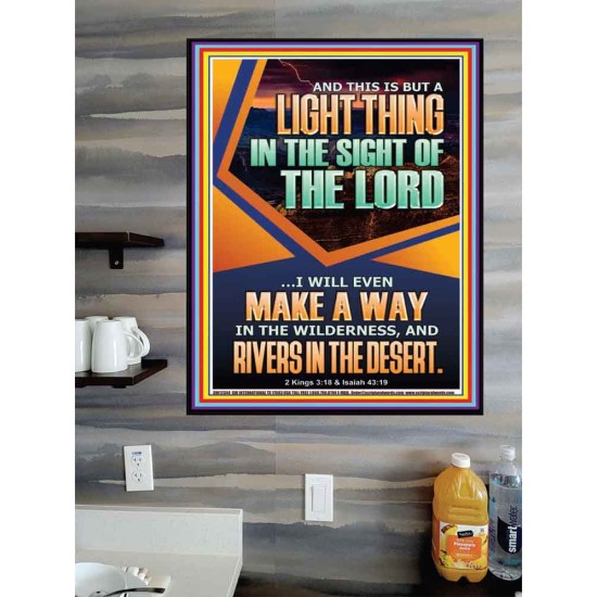 A WAY IN THE WILDERNESS AND RIVERS IN THE DESERT  Unique Bible Verse Poster  GWPOSTER12344  