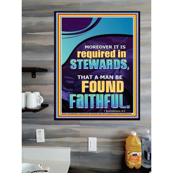 BE FOUND FAITHFUL  Sanctuary Wall Poster  GWPOSTER12651  
