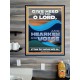 GIVE HEED TO ME O LORD AND HEARKEN TO THE VOICE OF MY ADVERSARIES  Righteous Living Christian Poster  GWPOSTER12665  