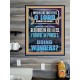 WHO IS LIKE UNTO THEE O LORD FEARFUL IN PRAISES  Ultimate Inspirational Wall Art Poster  GWPOSTER12741  