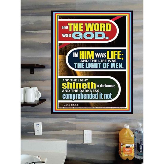 IN HIM WAS LIFE AND THE LIFE WAS THE LIGHT OF MEN  Eternal Power Poster  GWPOSTER12939  