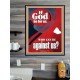 IF GOD BE FOR US  Righteous Living Christian Poster  GWPOSTER9859  