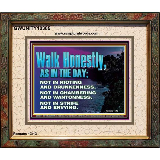 WALK HONESTLY ALL THE TIME  Eternal Power Picture  GWUNITY10385  
