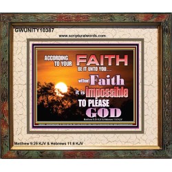 ACCORDING TO YOUR FAITH BE IT UNTO YOU  Children Room  GWUNITY10387  