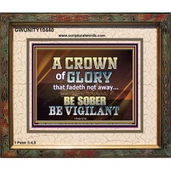 CROWN OF GLORY FOR OVERCOMERS  Scriptures Décor Wall Art  GWUNITY10440  "25X20"