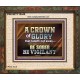 CROWN OF GLORY FOR OVERCOMERS  Scriptures Décor Wall Art  GWUNITY10440  