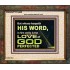 THOSE WHO KEEP THE WORD OF GOD ENJOY HIS GREAT LOVE  Bible Verses Wall Art  GWUNITY10482  "25X20"