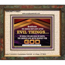 DO NOT LUST AFTER EVIL THINGS  Children Room Wall Portrait  GWUNITY10527  "25X20"