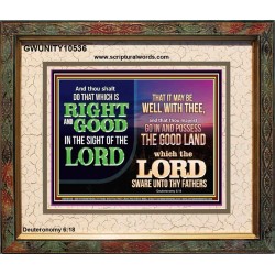 THAT IT MAY BE WELL WITH THEE  Contemporary Christian Wall Art  GWUNITY10536  "25X20"