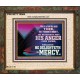 THE LORD DELIGHTETH IN MERCY  Contemporary Christian Wall Art Portrait  GWUNITY10564  