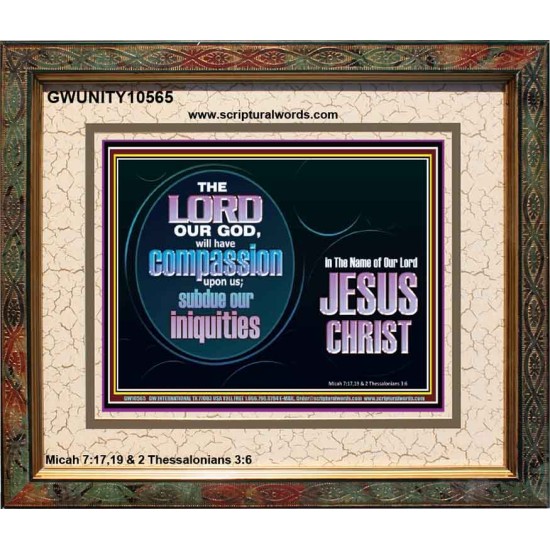 HAVE COMPASSION UPON US O LORD  Christian Paintings  GWUNITY10565  