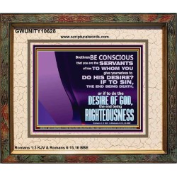 DOING THE DESIRE OF GOD LEADS TO RIGHTEOUSNESS  Bible Verse Portrait Art  GWUNITY10628  "25X20"