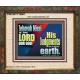 JEHOVAH NISSI IS THE LORD OUR GOD  Sanctuary Wall Portrait  GWUNITY10661  