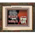 HE THAT BELIEVETH ON ME HATH EVERLASTING LIFE  Contemporary Christian Wall Art  GWUNITY10758  "25X20"