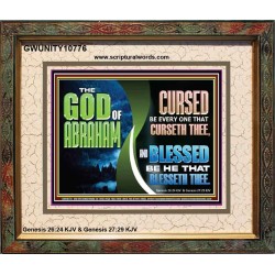 BLESSED BE HE THAT BLESSETH THEE  Religious Wall Art   GWUNITY10776  "25X20"