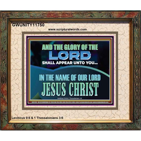 THE GLORY OF THE LORD SHALL APPEAR UNTO YOU  Church Picture  GWUNITY11750  
