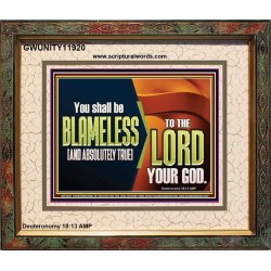 BE ABSOLUTELY TRUE TO THE LORD OUR GOD  Children Room Portrait  GWUNITY11920  "25X20"